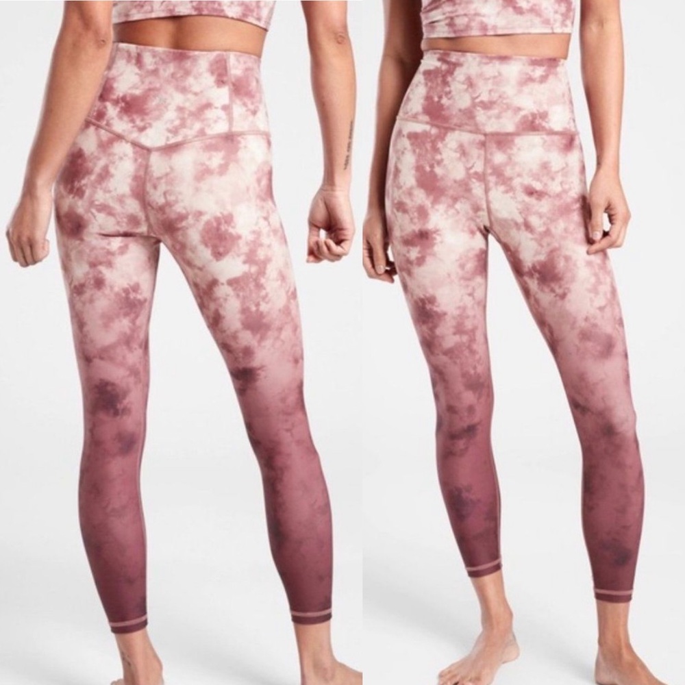 Athleta Elation Printed 7/8 Tights Leggings